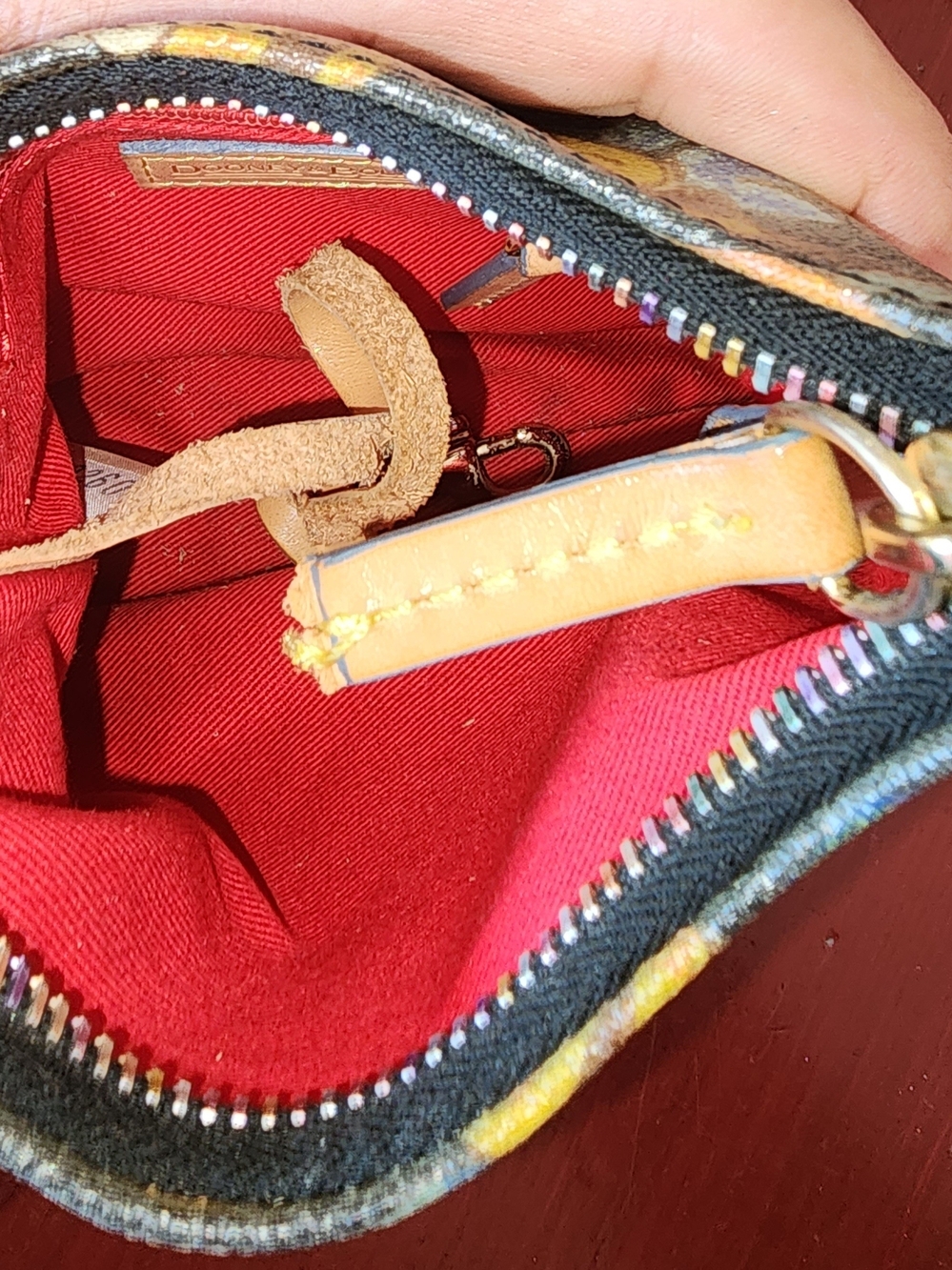 Dooney & Bourke Vintage Bumble Bee "D" Mini Hobo Bag. 2006 - Picture 5 of 13